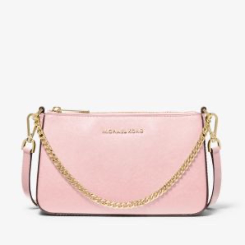 MICHAEL KORS 100% Leather Crossbody Bag, Camel/Gold + Other Colours! - Picture 5 of 6